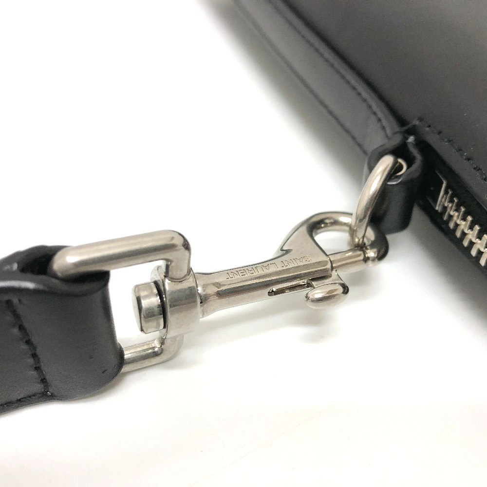 Saint Laurent PARIS bag shoulder Crossbody leather black - Picture 6 of 6